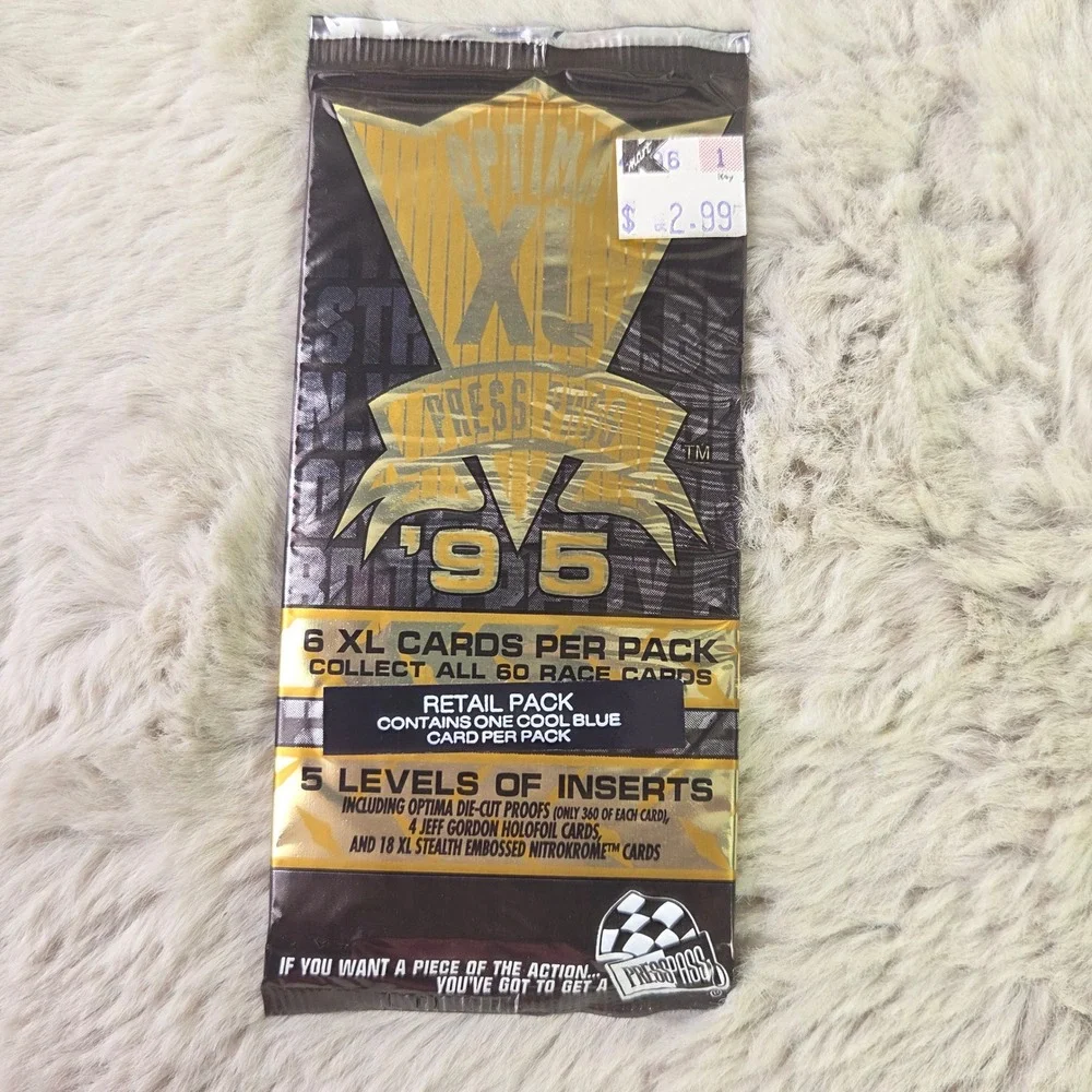 Lot of 5 1995 Press Pass Optima XL NASCAR Sealed Packs